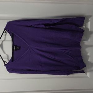 Lane Bryant Purple V neck Sweater